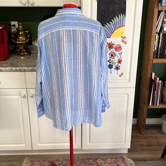 Plus Size classic blue and white - Picture 2 of 2